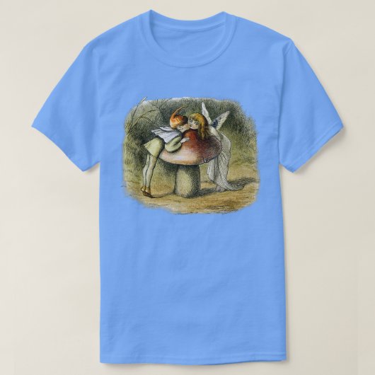 フォレストニンフィスフェアリーランド絵画ファンタジーのイラストラ Tシャツ (デザイン正面)