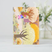 フォレストノートカードイラストレーション サンキューカード (スタンド正面)