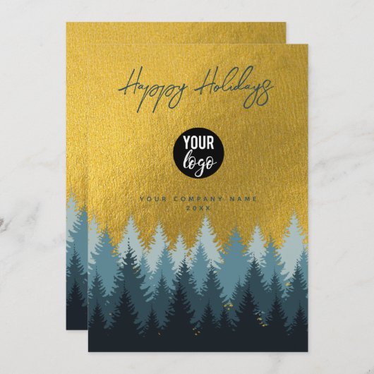 フォレストハッピーホリデーズビジネス企業のQRコード シーズンカード (正面/裏面)