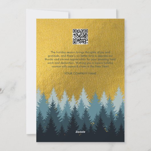 フォレストハッピーホリデーズビジネス企業のQRコード シーズンカード (裏面)