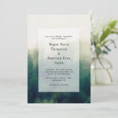 フォレストパインタリーランドスケープ結婚式招待状 招待状 (スタンド正面)