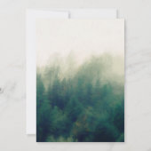 フォレストパインタリーランドスケープ結婚式招待状 招待状 (裏面)