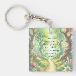 フォレストパスと引用文 キーホルダー