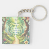 フォレストパスと引用文 キーホルダー (裏面)