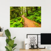 フォレストパークの歩道 ポスター (ホームオフィス)