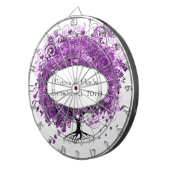 フォレストパープルハートリーフ結婚ツリー ダーツボード (正面右)