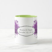 フォレストパープルハートリーフ結婚ツリー マグカップ (中央)