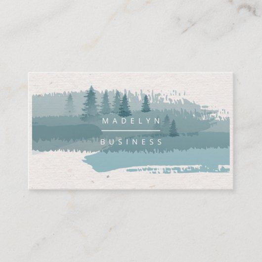 フォレストヒルズウォーターカラーID955 名刺 (正面)