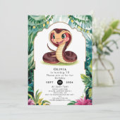 フォレストビパースネーク誕生日 招待状 (スタンド正面)