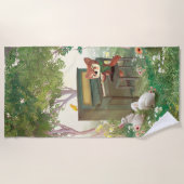 フォレストピアノコンサート ビーチタオル (正面)