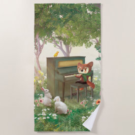 フォレストピアノコンサート ビーチタオル