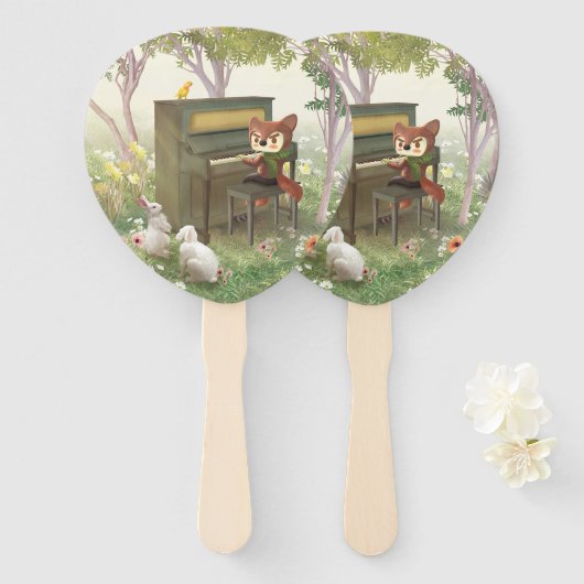 フォレストピアノ ハンドファン (正面&裏面)