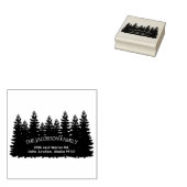 フォレストファミリー差出人住所 ラバースタンプ (押印)