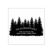 フォレストファミリー差出人住所 ラバースタンプ (インプリント)