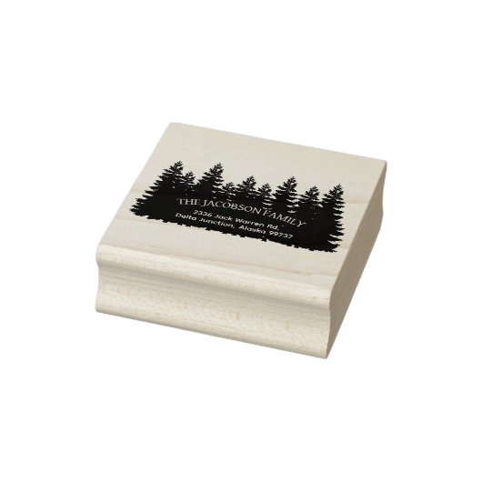 フォレストファミリー差出人住所 ラバースタンプ (スタンプ)