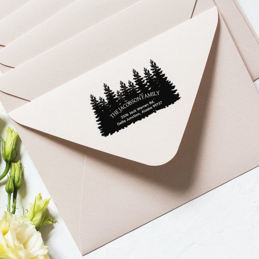 フォレストファミリー差出人住所 ラバースタンプ