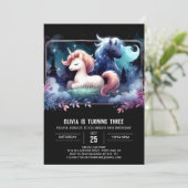 フォレストファンタジーホース誕生日 招待状 (スタンド正面)