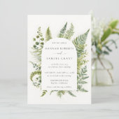 フォレストファーンマウンテンウッドランドアーモダンチ結婚ーズ 招待状 (スタンド正面)