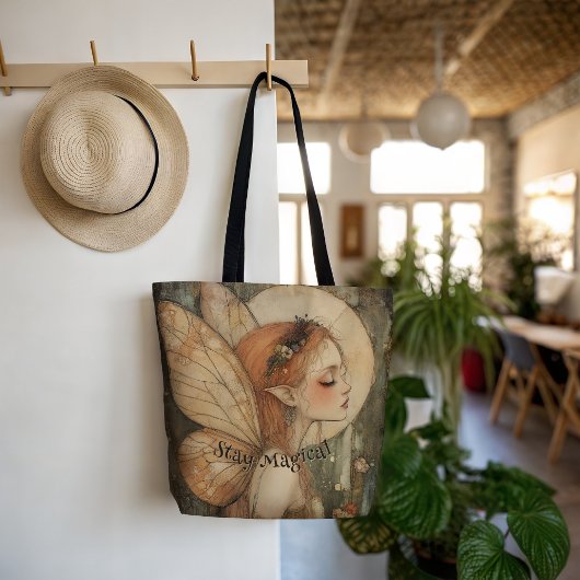 フォレストフェアリーお洒落ウィズステイマジカル引用文 トートバッグ
