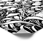 フォレストフェアリーハウスファンタジーカラーリングポスター ポスター (角)