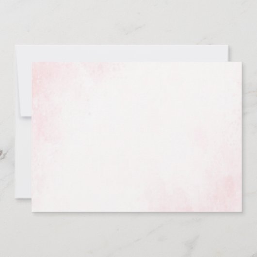 フォレストフェアリーフラッター&トワイルガール誕生日写真 招待状 (裏面)