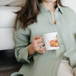 フォレストフェアリー&オータムカボキンブーケ コーヒーマグカップ