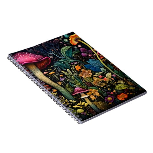 フォレストフォレガーマッシュルームノートブック&ジャーナル ノートブック (右側)