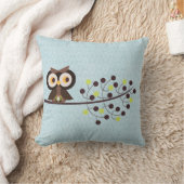 フォレストフクロウウッドランドフーットナイトソファ装飾用クッション クッション (ブランケット)