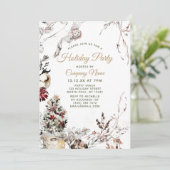 フォレストフクロウホリデ企業のークリスマスパーティー 招待状 (スタンド正面)