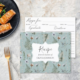 フォレストフラワー離れズフローラ植物学レシピカード