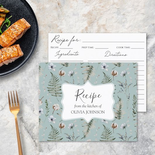 フォレストフラワー離れズフローラ植物学レシピカード