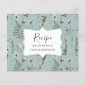 フォレストフラワー離れズフローラ植物学レシピカード (裏面)