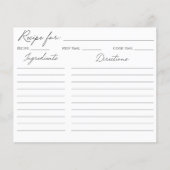 フォレストフラワー離れズフローラ植物学レシピカード (正面)