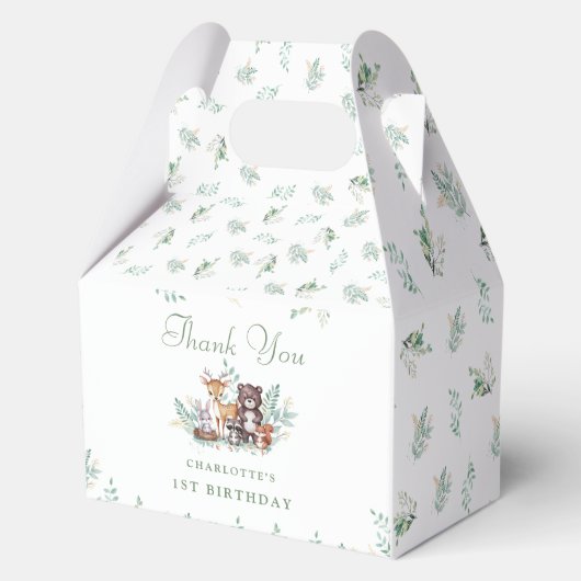 フォレストフレンズの最初の誕生日お願いボックス フェイバーボックス (正面)