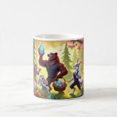 フォレストフレンズイースターエッグお祝い コーヒーマグカップ (中央)