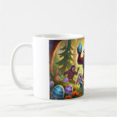 フォレストフレンズイースターエッグお祝い コーヒーマグカップ (左)