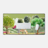 フォレストフレンズティータイム デスクマット (キーボード&マウス)