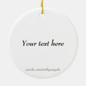 フォレストフレンズティーパーティー セラミックオーナメント (裏面)