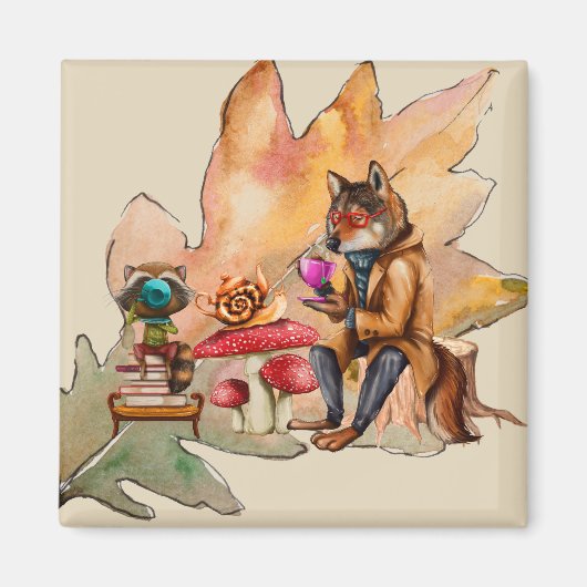 フォレストフレンズティーパーティー マグネット (正面)