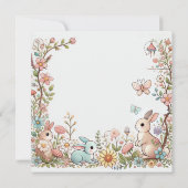 フォレストフレンズ誕生日招待状 招待状 (裏面)