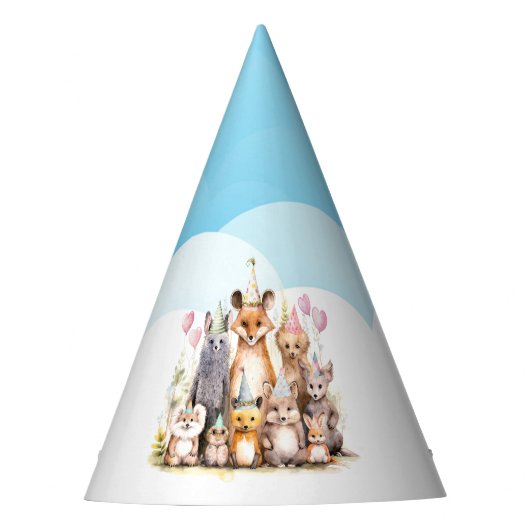 フォレストフレンズ誕生日 パーティーハット (正面)