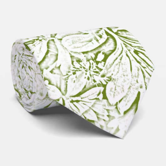 フォレストフロアかわいらしフローラルパターン©サンディロン ネクタイ (ロール)