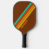 フォレストフロアストライプのの霧(名前) ピックルボールラケット (裏面)