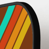 フォレストフロアストライプのの霧(名前) ピックルボールラケット (左詳細)