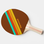 フォレストフロアストライプのの霧（名前） 卓球ラケット (横)