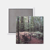 フォレストブリッジ – ハンボルトレッドウッズ州パーク マグネット (正面/裏面)