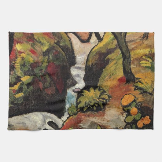 フォレストブルック威厳があるバイマッケヴィンテージ表現主義 キッチンタオル (横)