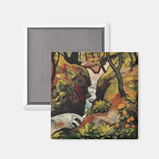 フォレストブルック威厳があるバイマッケヴィンテージ表現主義 マグネット (正面/裏面)