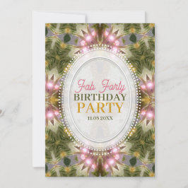 フォレストプリンセスファブフォーティバースデーパーティー 招待状