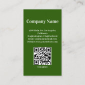 フォレストプロパティバケーションレンタル写真QRコード 名刺 (裏面)